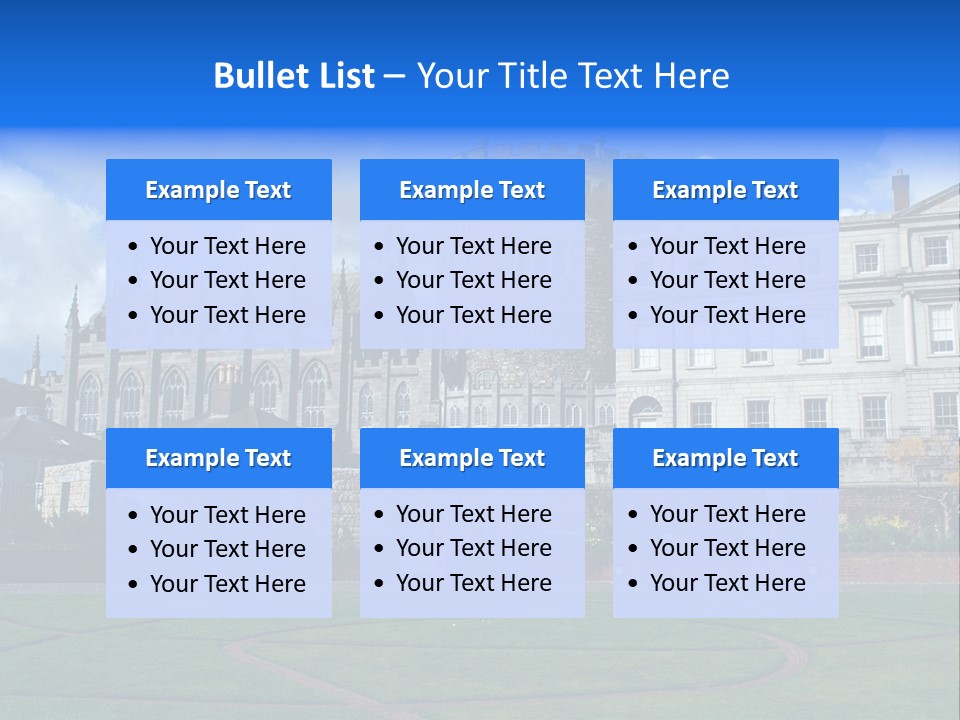 Job Skyscraper Stand PowerPoint Template
