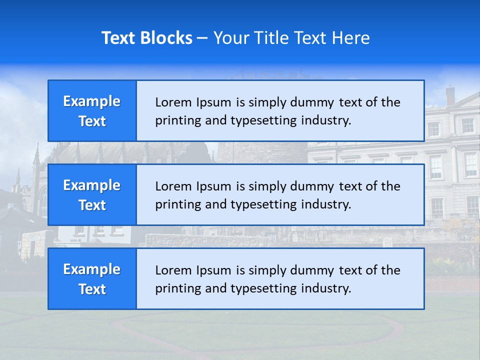 Job Skyscraper Stand PowerPoint Template