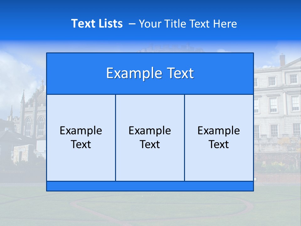 Job Skyscraper Stand PowerPoint Template