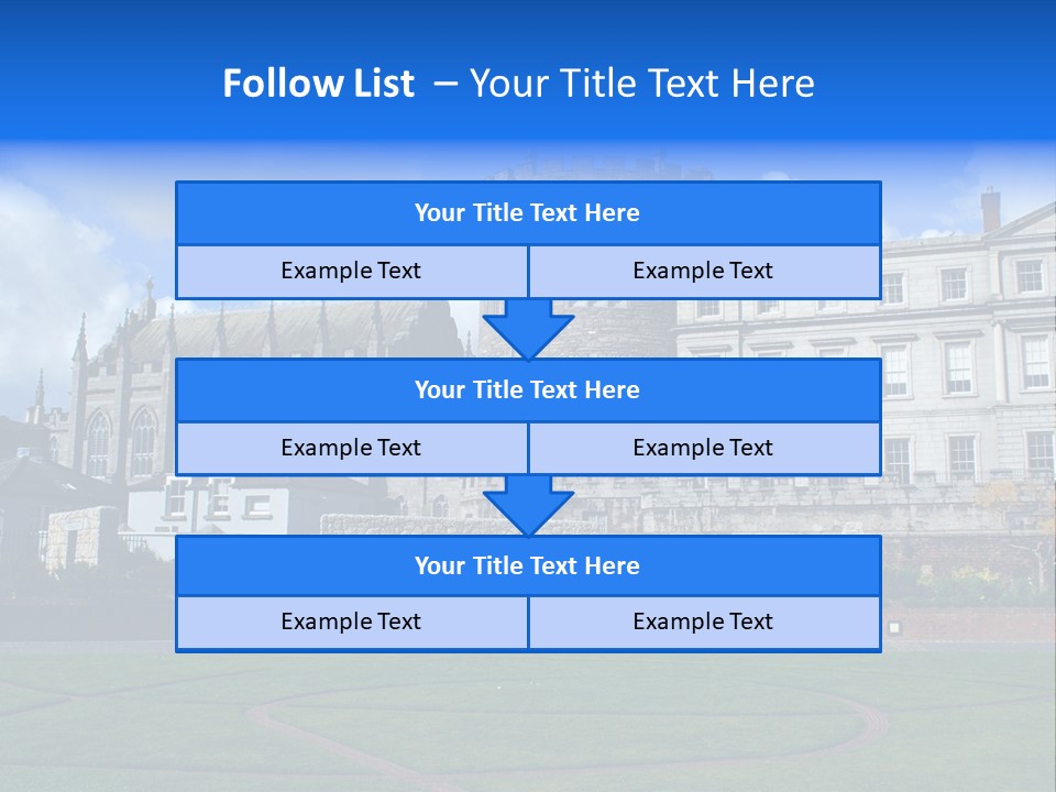 Job Skyscraper Stand PowerPoint Template