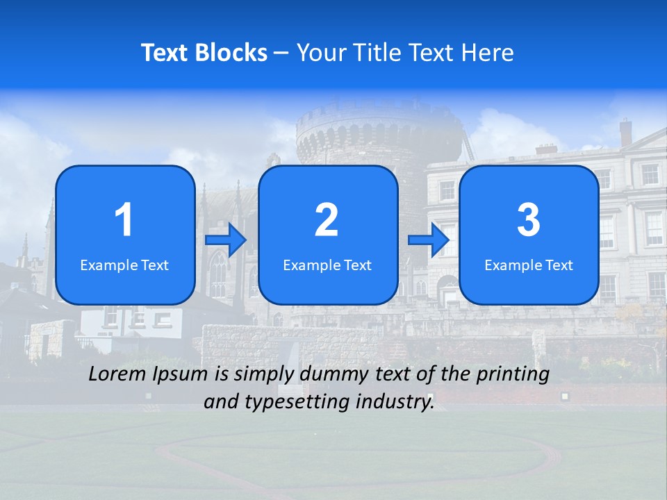 Job Skyscraper Stand PowerPoint Template