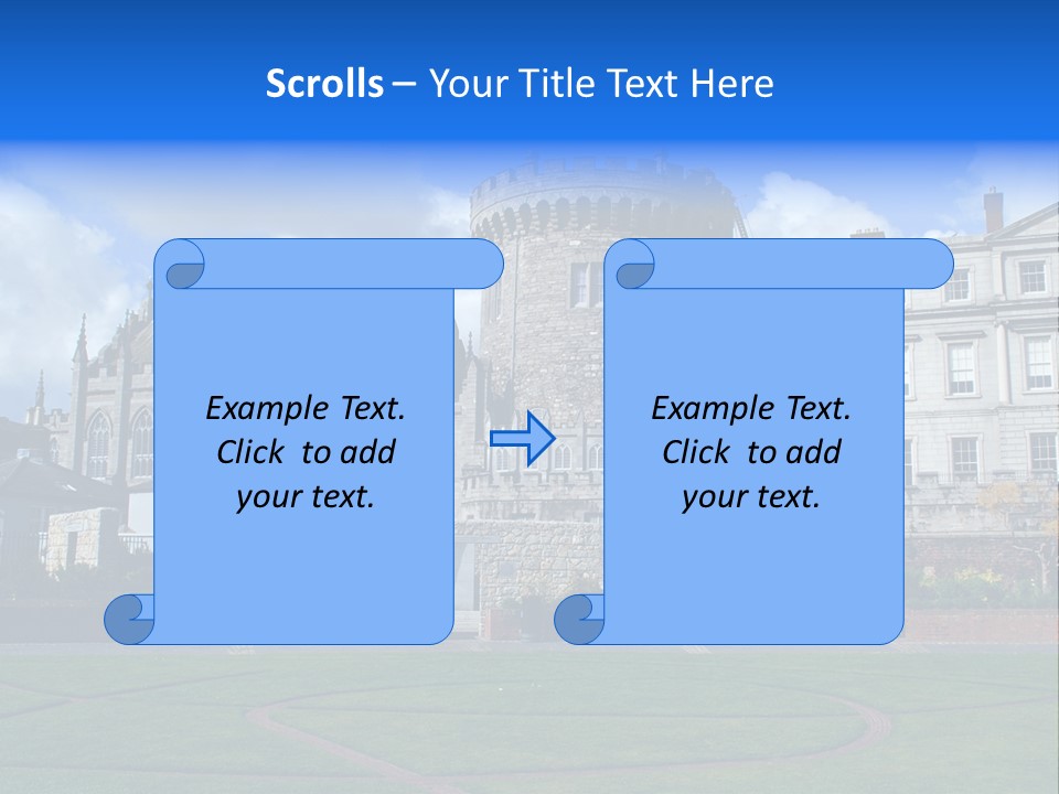Job Skyscraper Stand PowerPoint Template