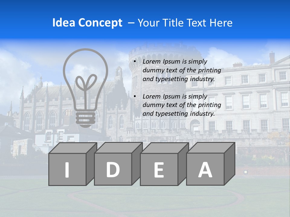 Job Skyscraper Stand PowerPoint Template