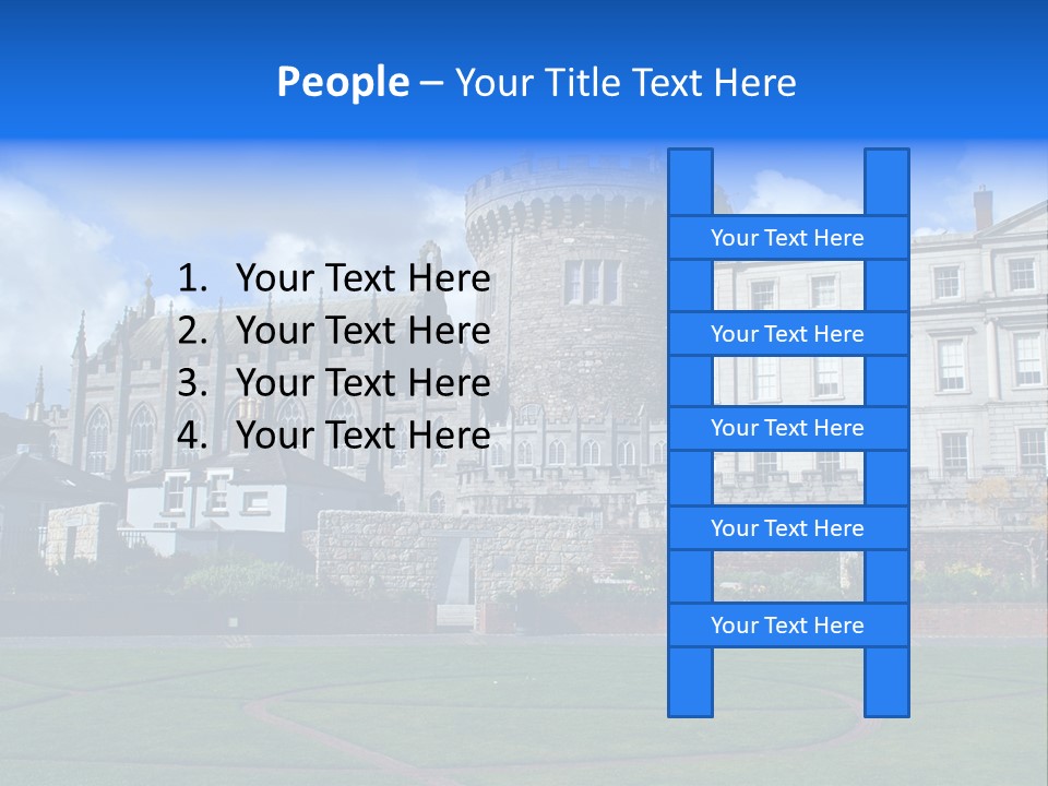 Job Skyscraper Stand PowerPoint Template