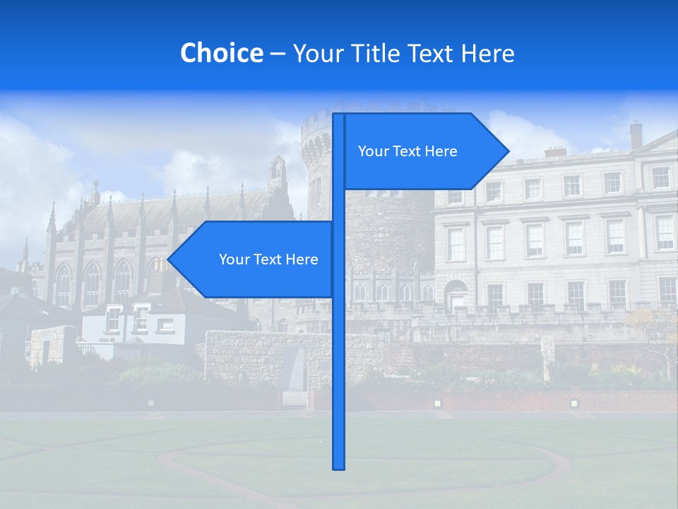 Job Skyscraper Stand PowerPoint Template