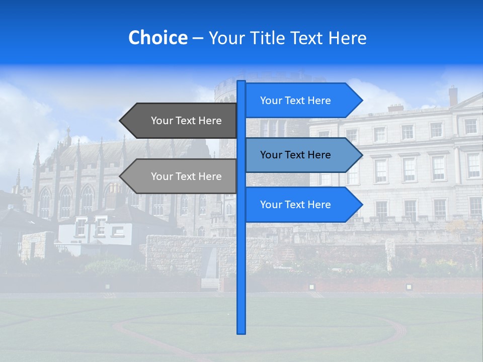Job Skyscraper Stand PowerPoint Template