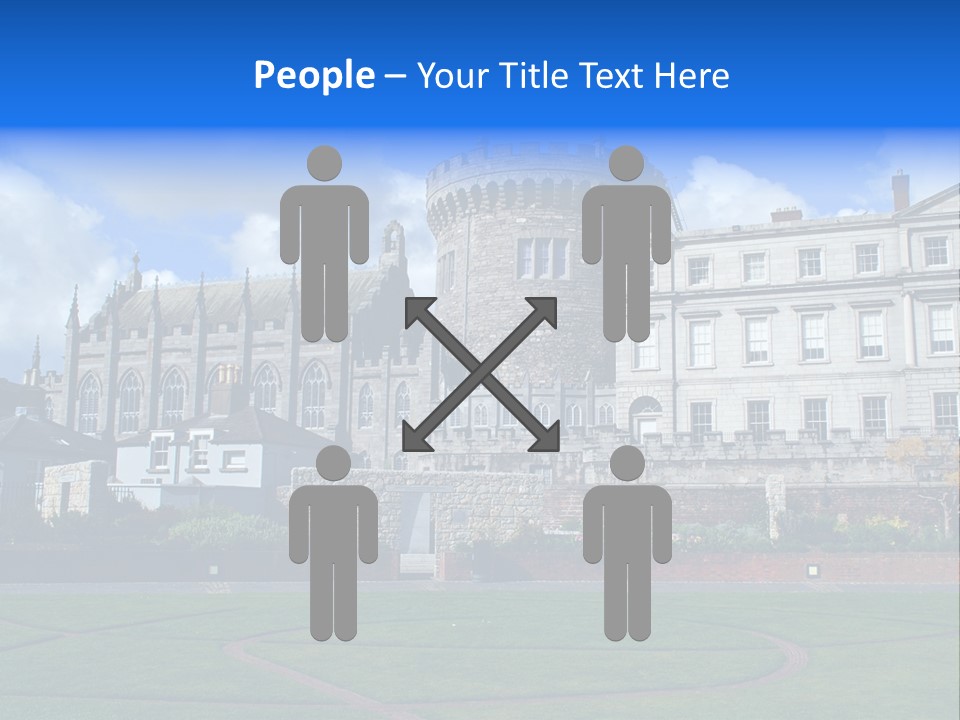 Job Skyscraper Stand PowerPoint Template