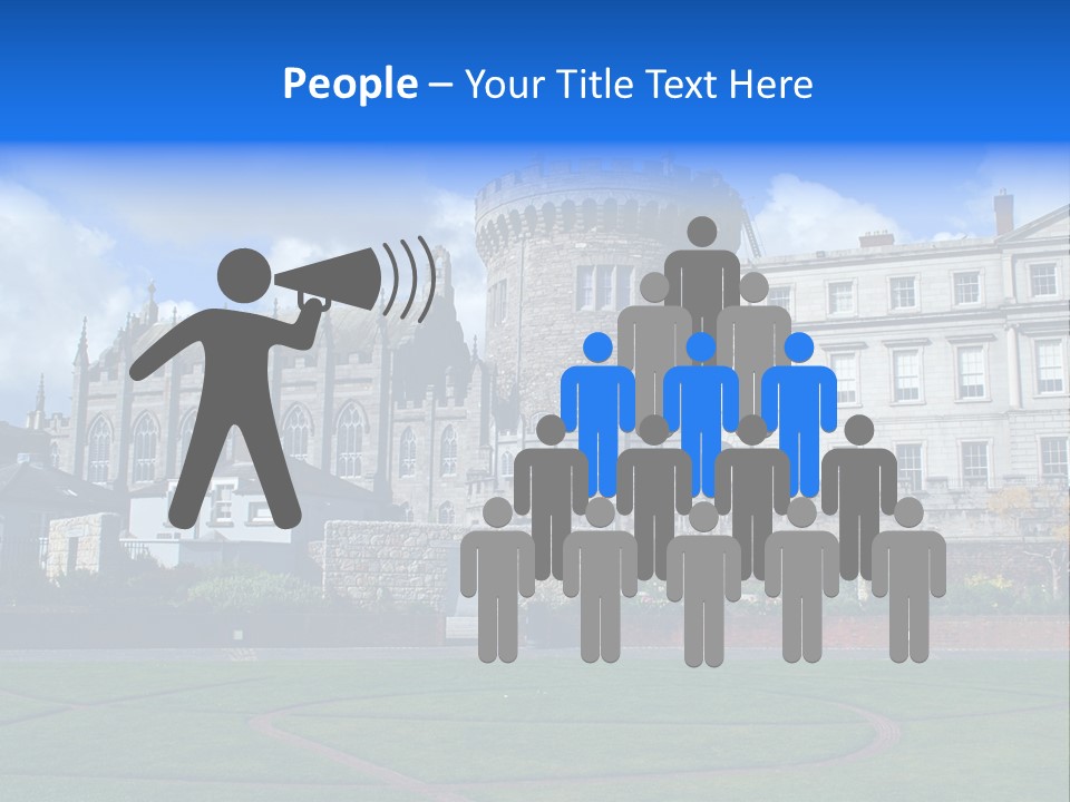 Job Skyscraper Stand PowerPoint Template