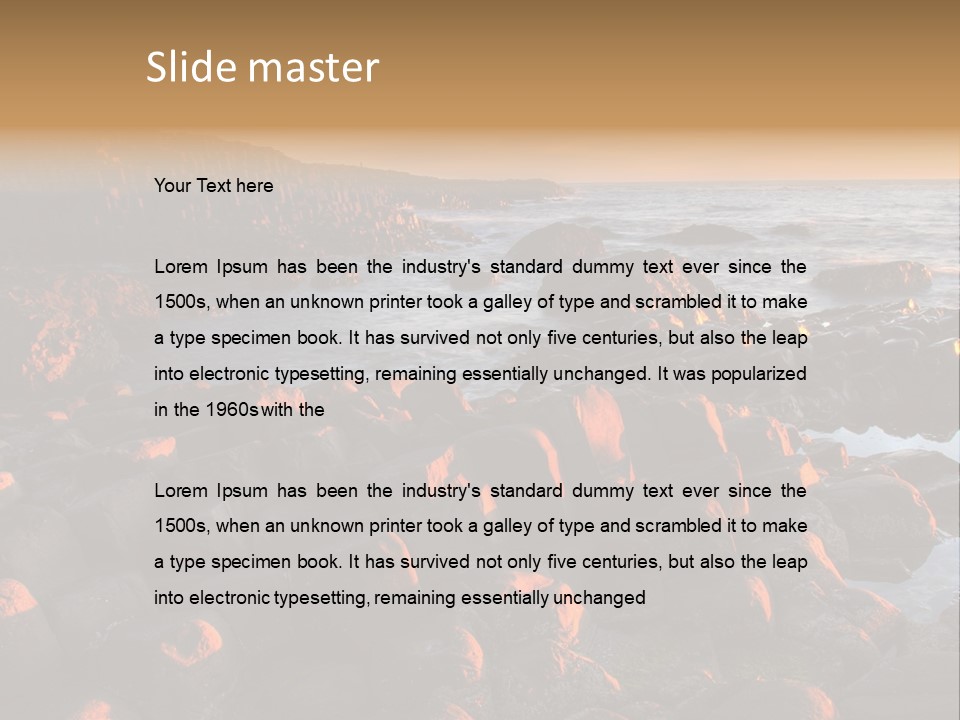 Metal House Transit PowerPoint Template