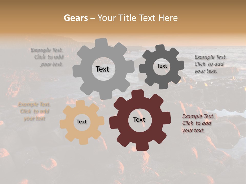 Metal House Transit PowerPoint Template