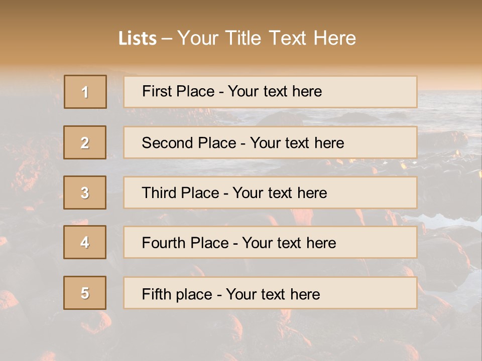 Metal House Transit PowerPoint Template