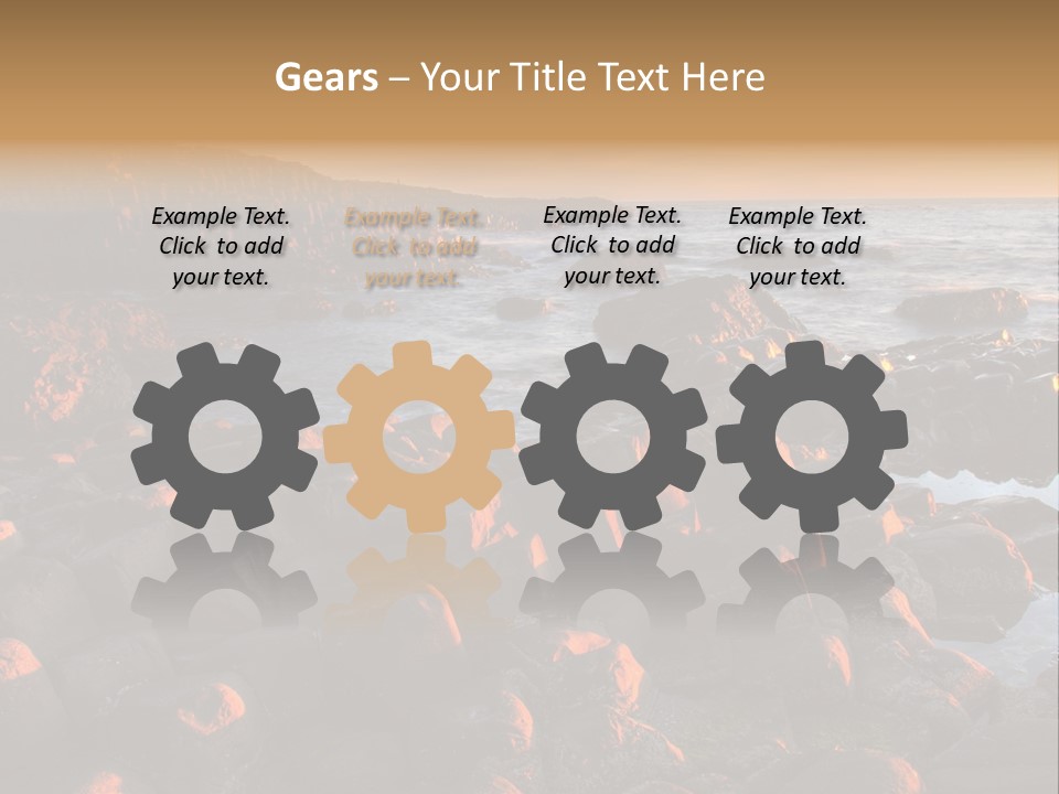 Metal House Transit PowerPoint Template