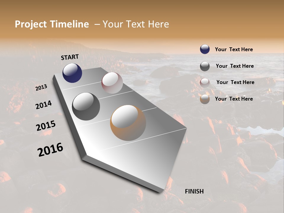 Metal House Transit PowerPoint Template