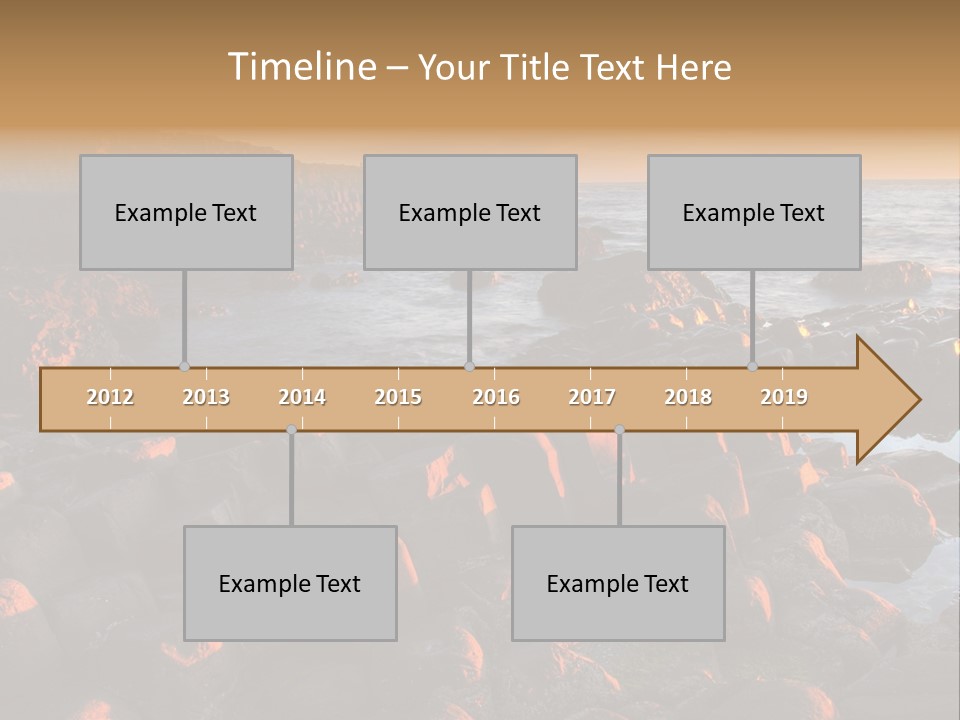 Metal House Transit PowerPoint Template
