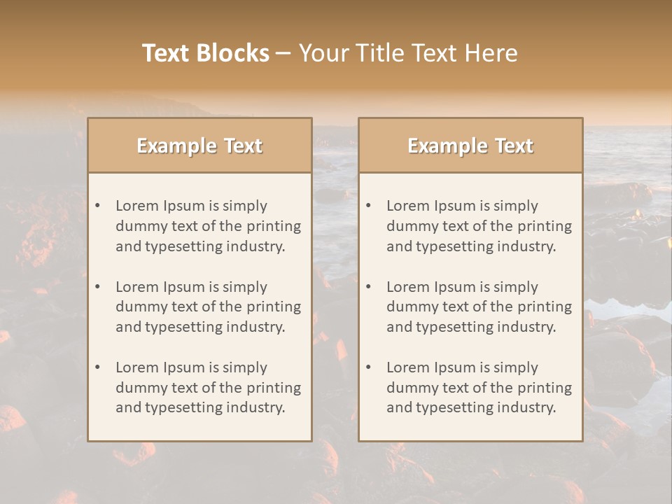 Metal House Transit PowerPoint Template