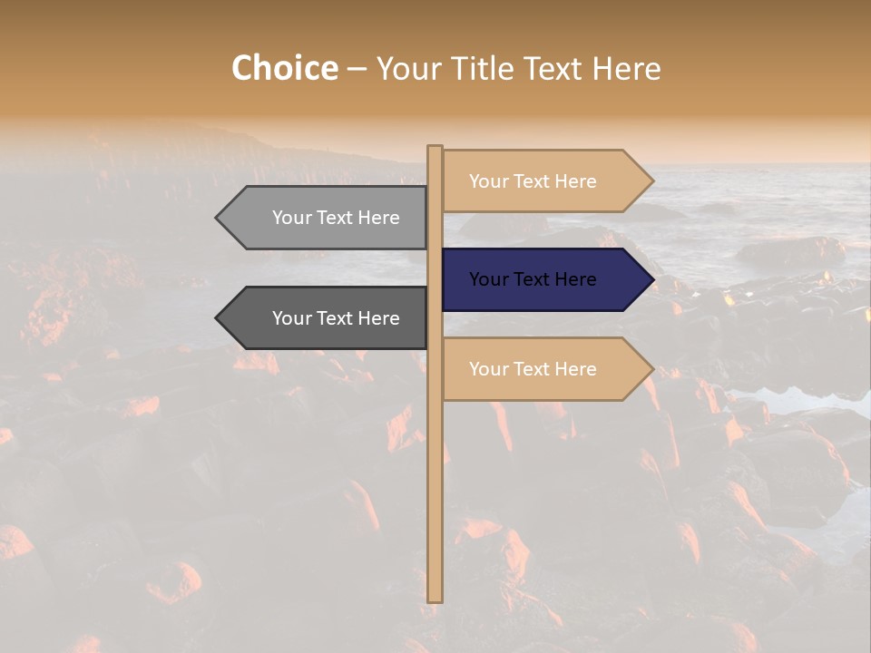 Metal House Transit PowerPoint Template