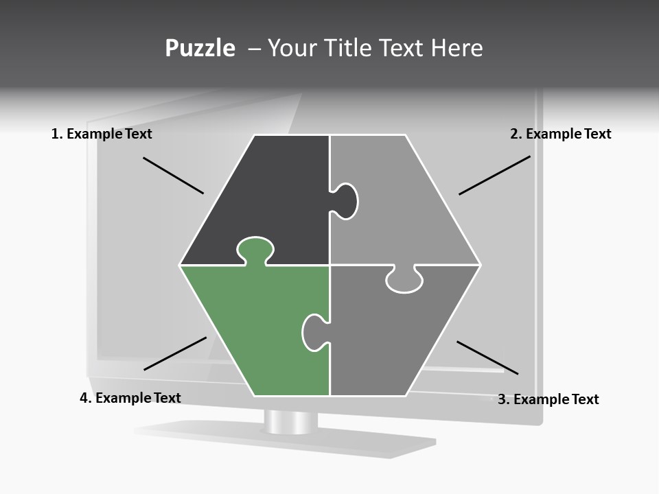 Flat Cement Scaffolding PowerPoint Template