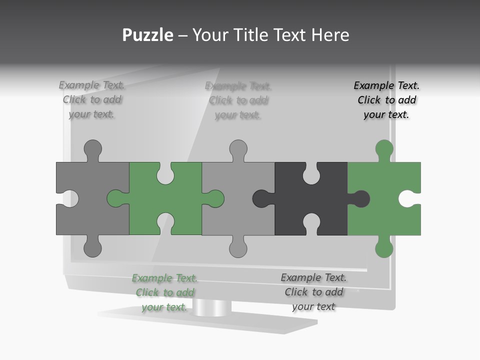 Flat Cement Scaffolding PowerPoint Template
