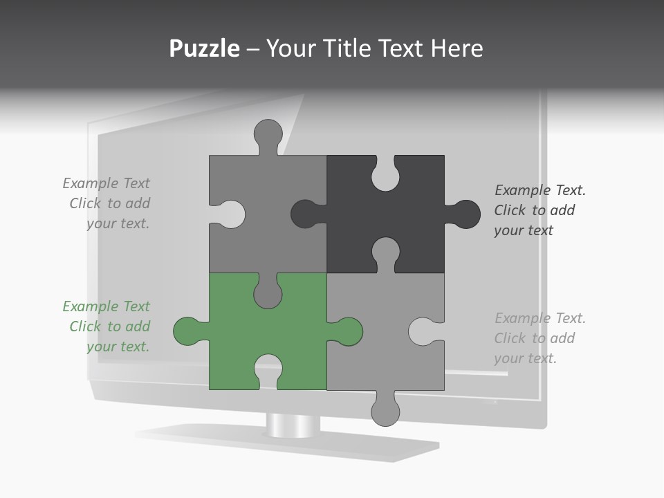 Flat Cement Scaffolding PowerPoint Template