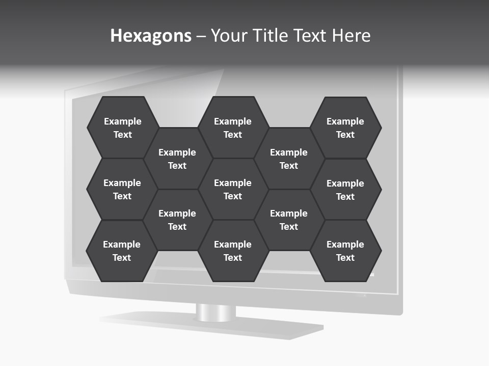 Flat Cement Scaffolding PowerPoint Template