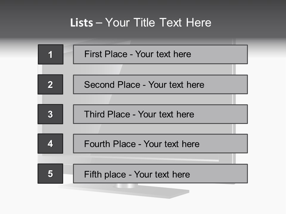 Flat Cement Scaffolding PowerPoint Template