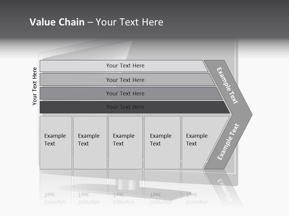 Flat Cement Scaffolding PowerPoint Template