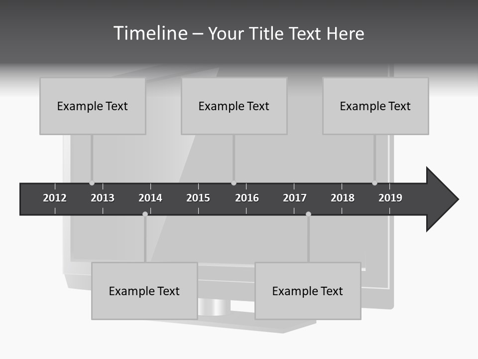 Flat Cement Scaffolding PowerPoint Template