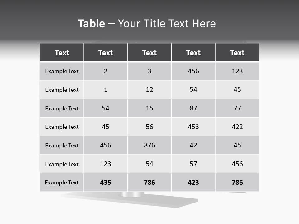 Flat Cement Scaffolding PowerPoint Template