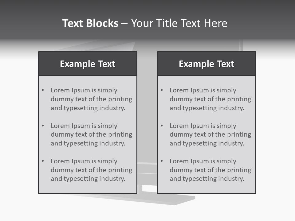 Flat Cement Scaffolding PowerPoint Template