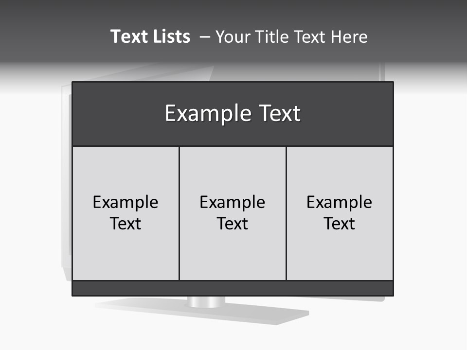 Flat Cement Scaffolding PowerPoint Template