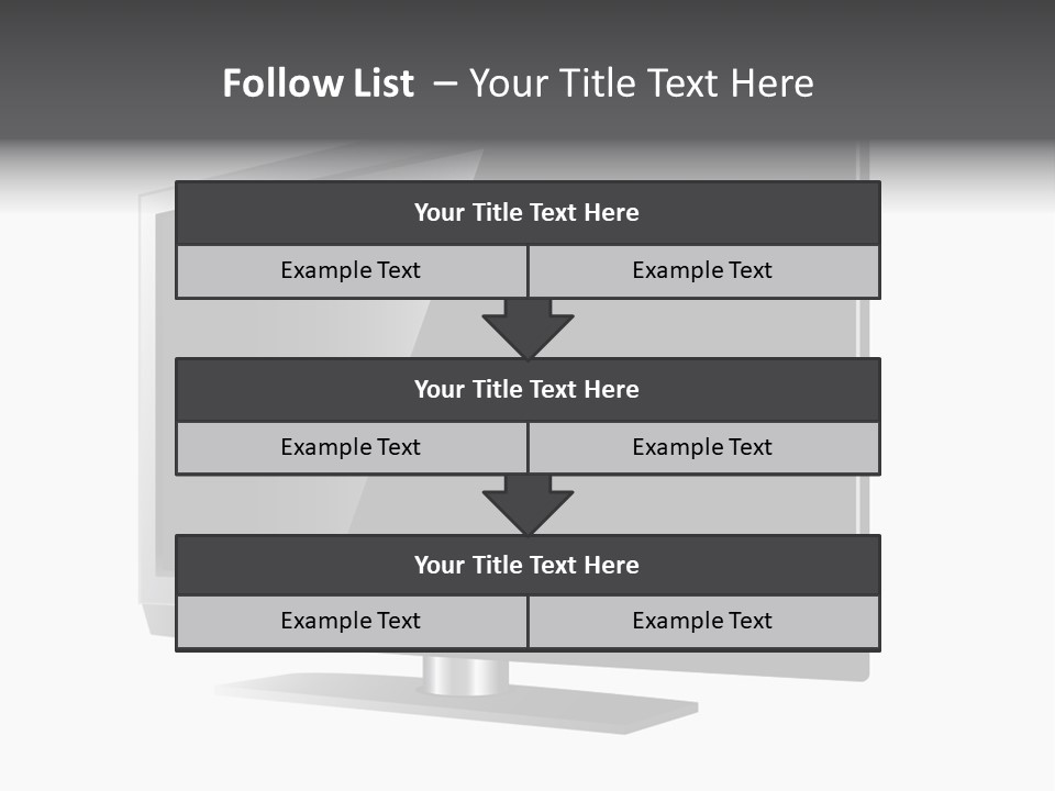 Flat Cement Scaffolding PowerPoint Template