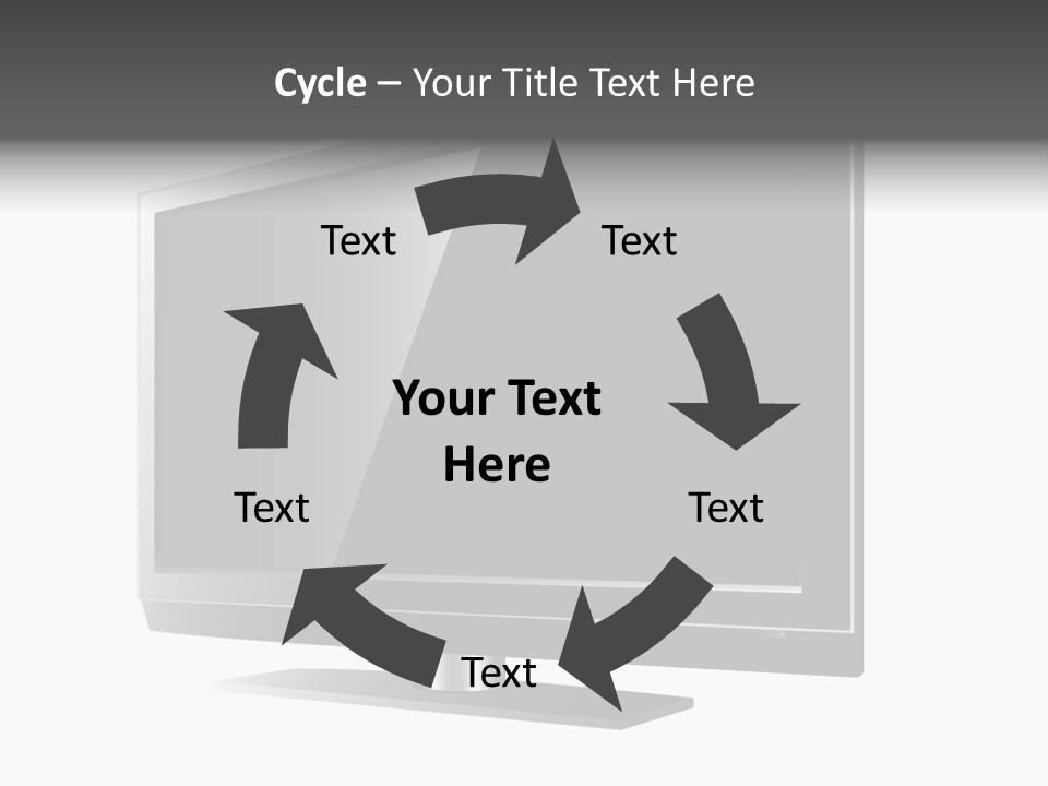 Flat Cement Scaffolding PowerPoint Template