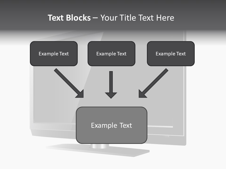 Flat Cement Scaffolding PowerPoint Template