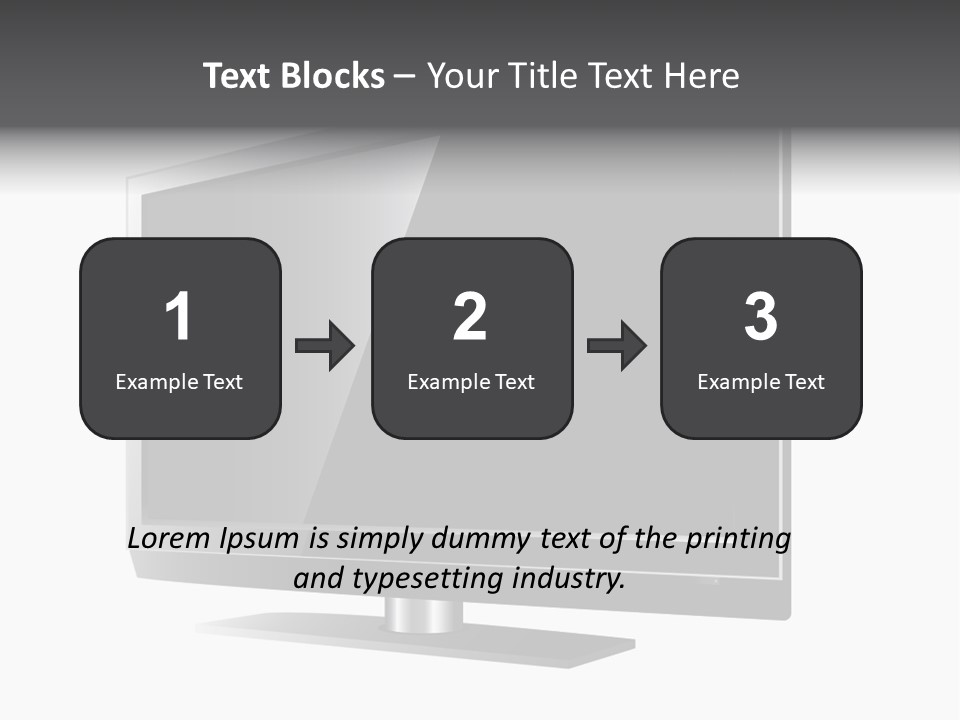 Flat Cement Scaffolding PowerPoint Template