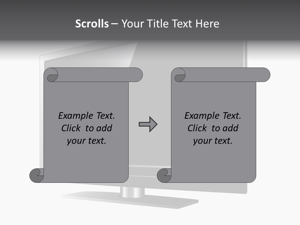 Flat Cement Scaffolding PowerPoint Template