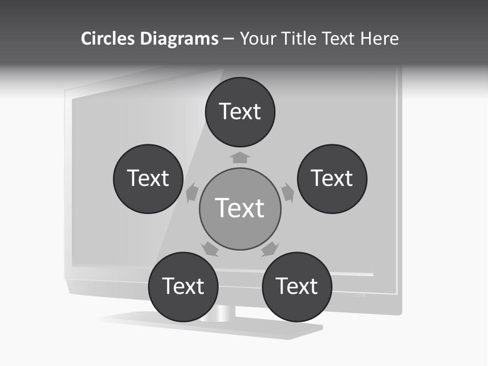 Flat Cement Scaffolding PowerPoint Template