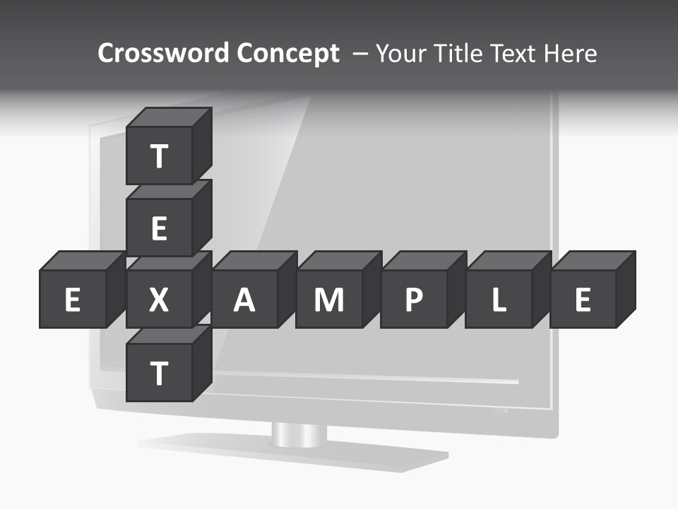 Flat Cement Scaffolding PowerPoint Template