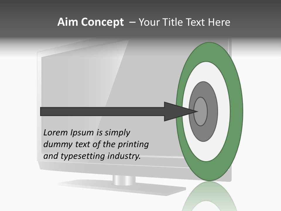 Flat Cement Scaffolding PowerPoint Template