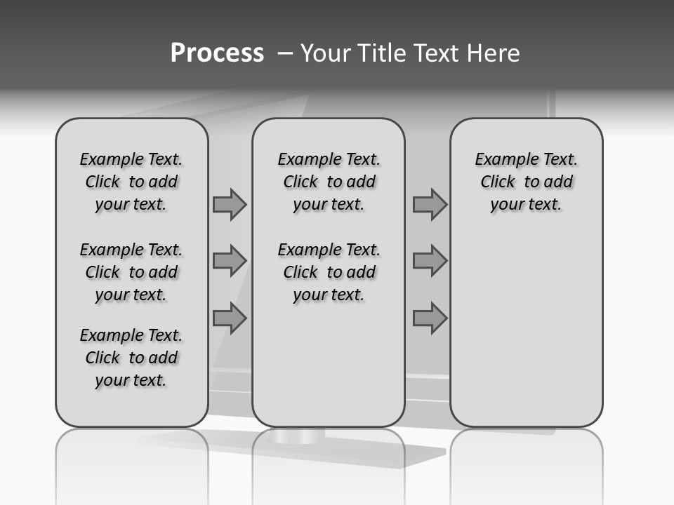 Flat Cement Scaffolding PowerPoint Template