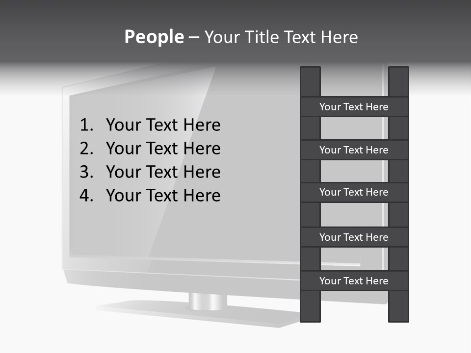 Flat Cement Scaffolding PowerPoint Template