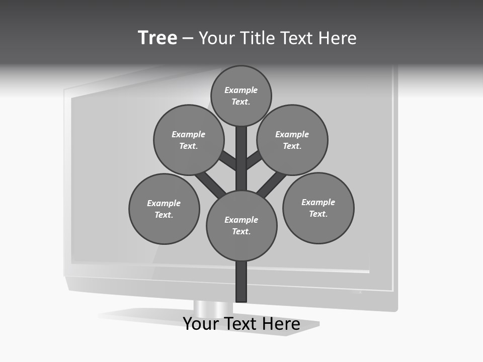 Flat Cement Scaffolding PowerPoint Template