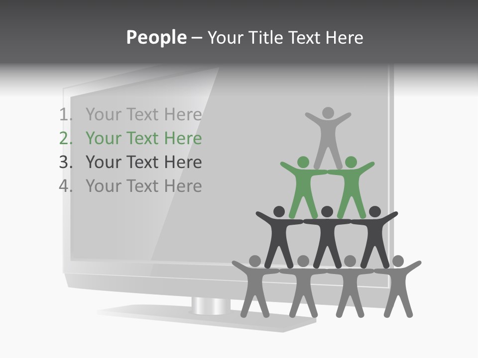 Flat Cement Scaffolding PowerPoint Template