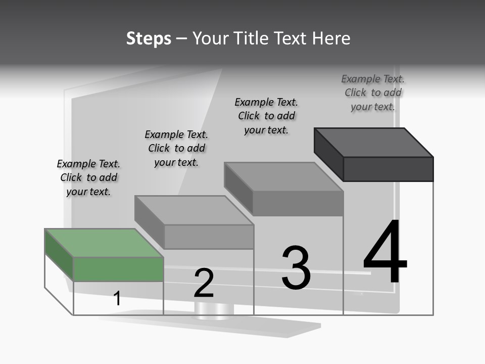 Flat Cement Scaffolding PowerPoint Template