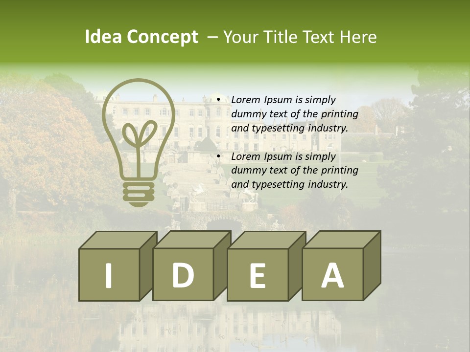 Job Site Concrete PowerPoint Template
