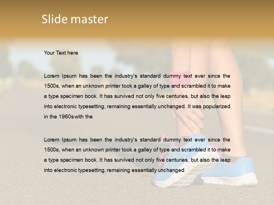 Unfinished Housing Structure PowerPoint Template