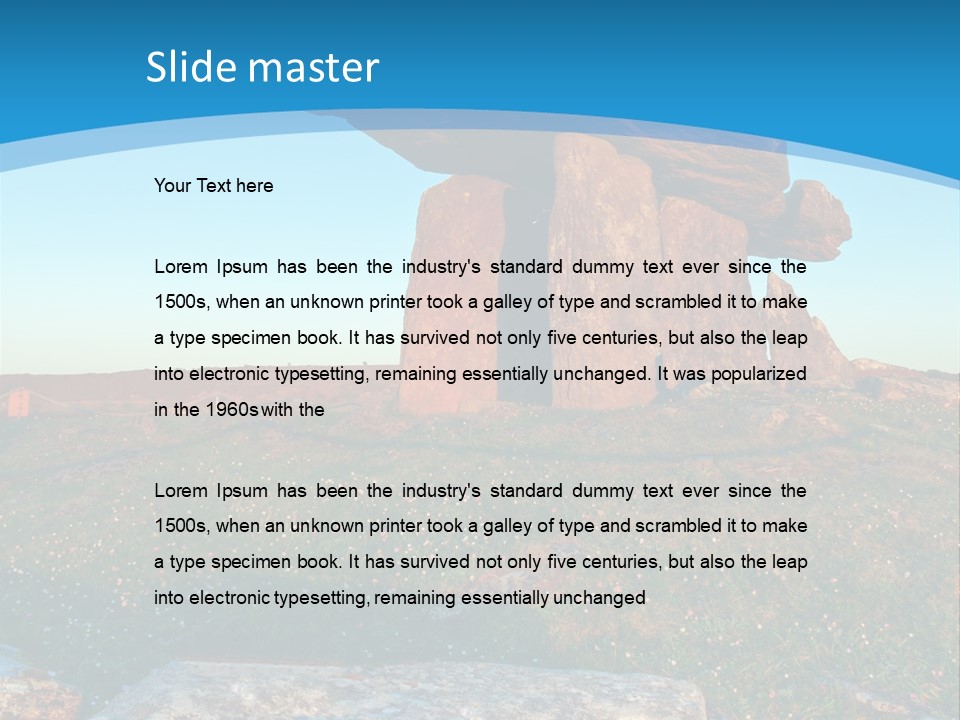 Housing Metal Highrise PowerPoint Template