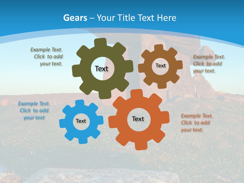 Housing Metal Highrise PowerPoint Template