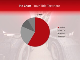 Two Industry Truck PowerPoint Template