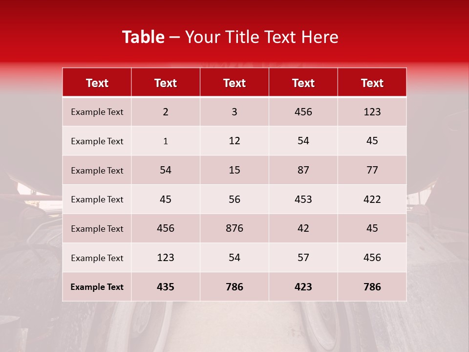 Two Industry Truck PowerPoint Template