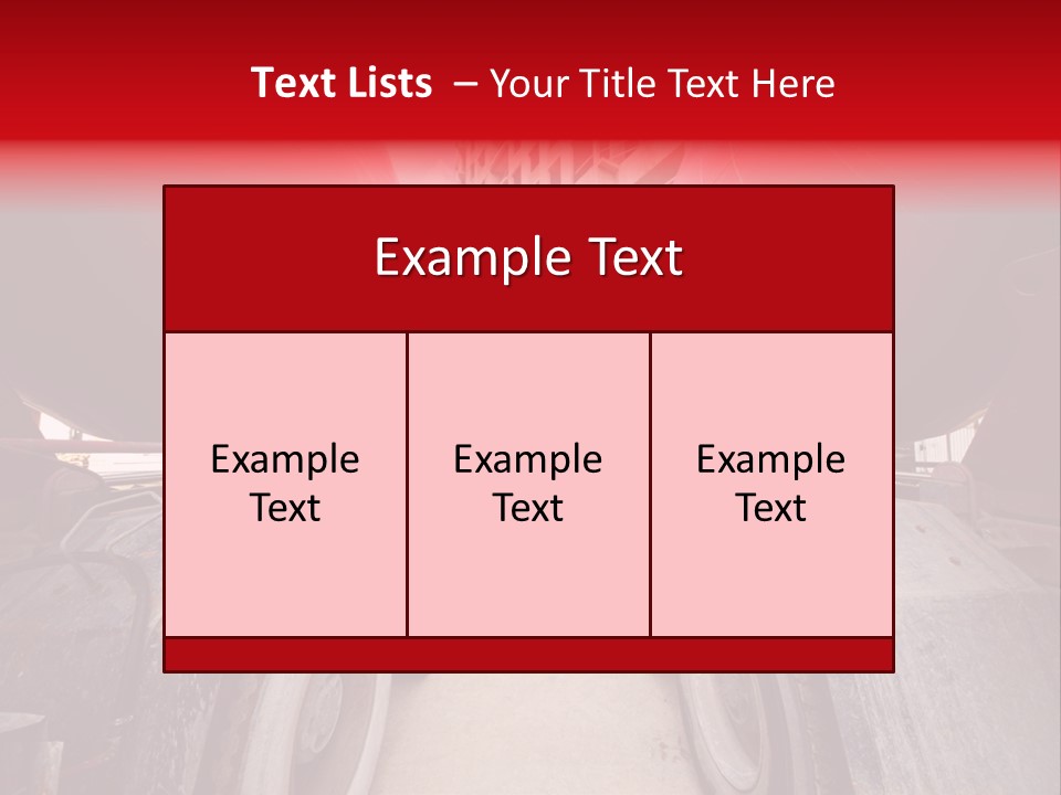 Two Industry Truck PowerPoint Template